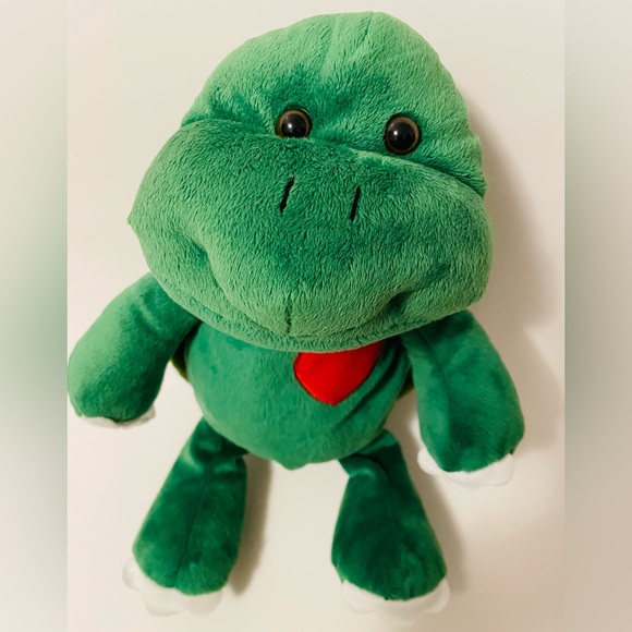 Green Turtle Plush with Shell 11" by Beverly Hills Teddy Bear Company - Picture 4 of 5